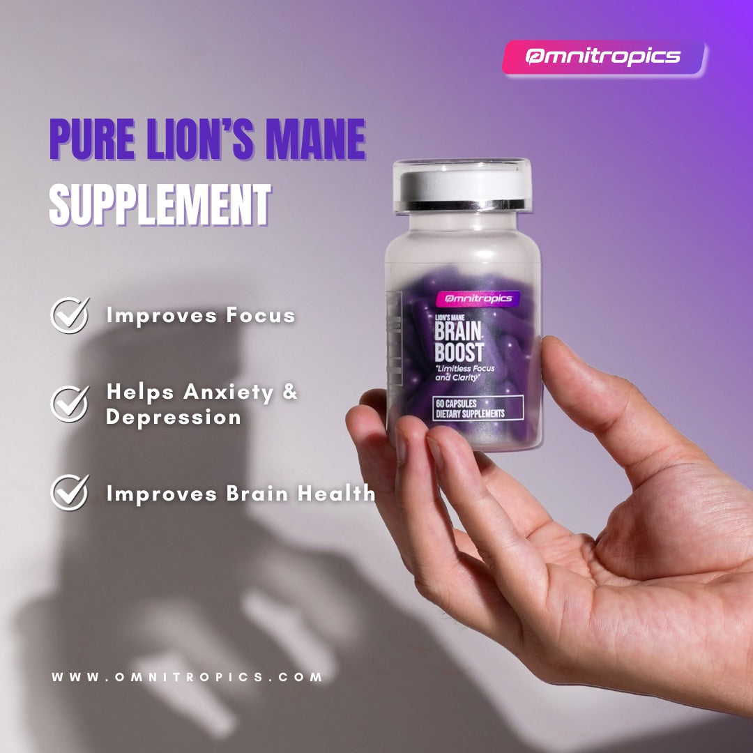 Omnitropics™ Brain Boost Premium Lion's Mane (25% OFF)