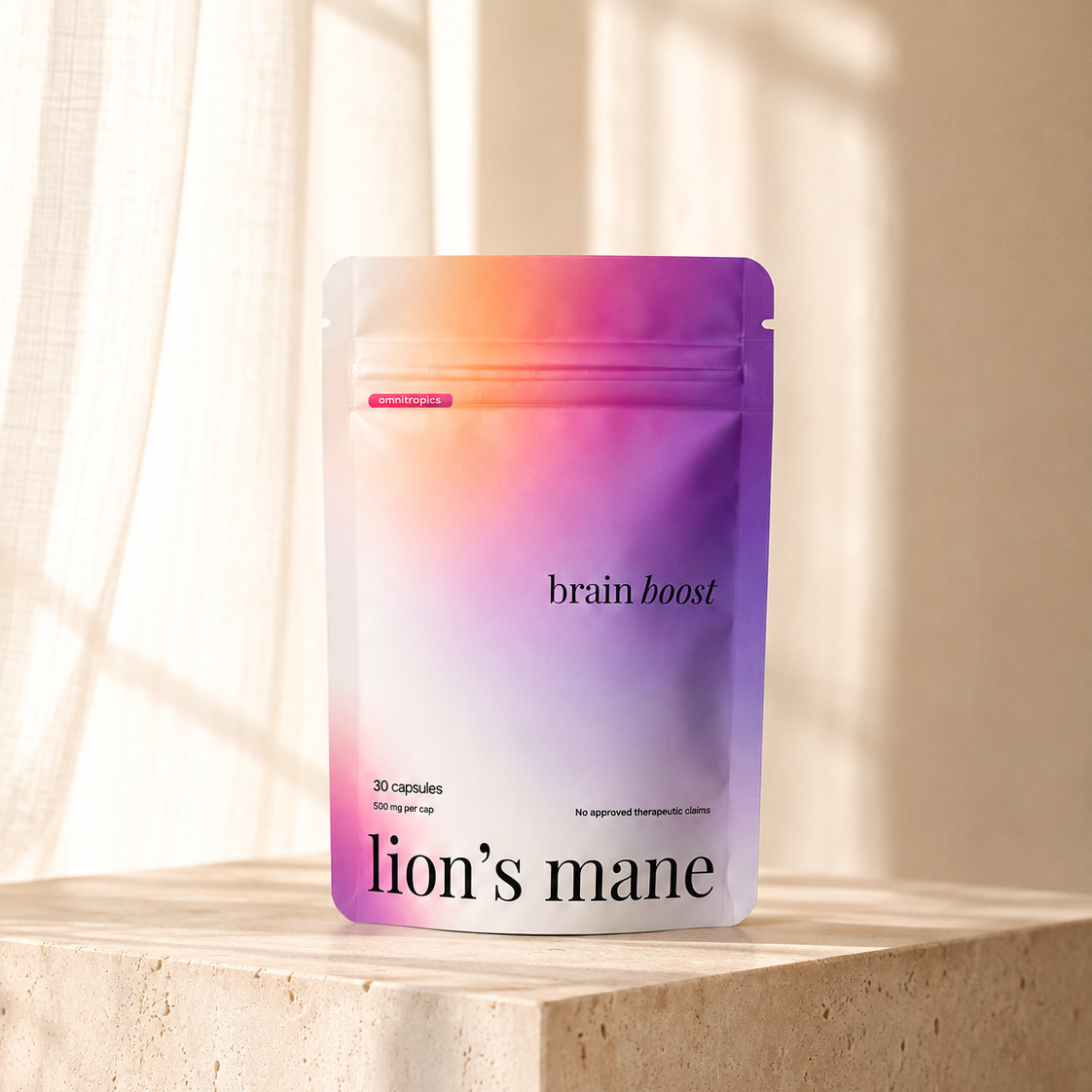 Omnitropics™ Brain Boost Premium Lion's Mane (30 Capsules)