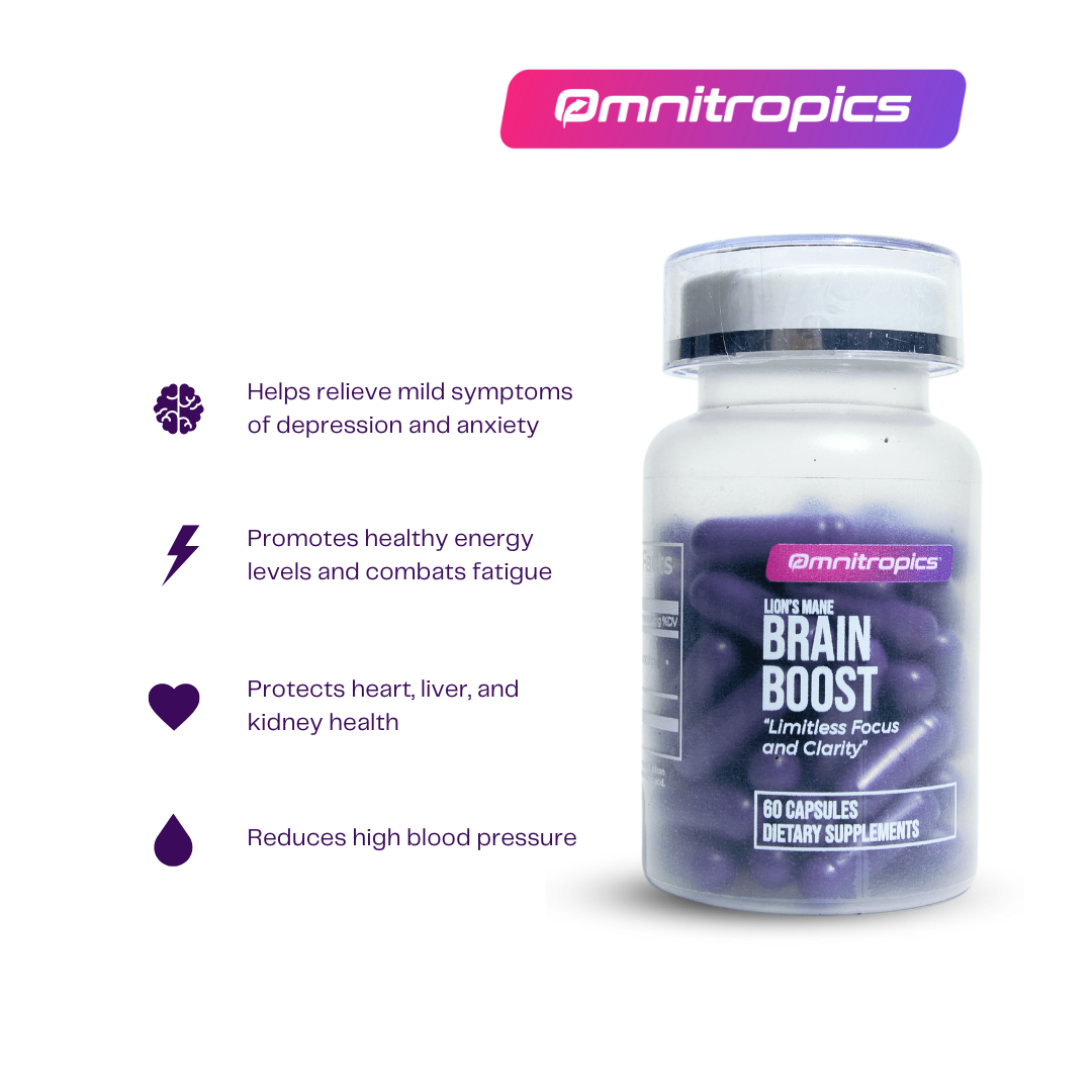 Omnitropics™ Brain Boost Premium Lion's Mane (25% OFF)