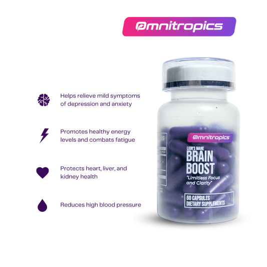 Omnitropics™ Brain Boost Premium Lion's Mane (25% OFF)